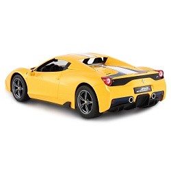 Машинка на радиоуправлении Rastar Ferrari 458 1:14 Желтая