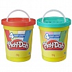 Hasbro Play-Doh E5045 Плей-До Масса для лепки - 4 цвета (большая банка)